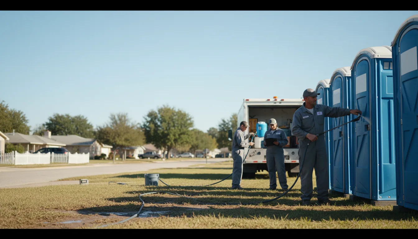 Long-Term Portable Toilet Rental in Le Grand, IA near me